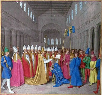 Kaiserkrönung Karls des Großen, Jean Fouquet um 1460