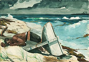 Winslow Homer, Tornadodan Sonra, suluboya, 1899, Chicago Sanat Enstitüsü