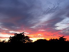 Crépuscule sur l'île.