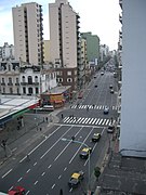 Desde la calle Bolívar al oeste