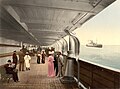 Erkennbare Fotomontage(n) auf Nr. 17.207 P.Z.: Norddeutscher Lloyd, Reichspostdampfer. Kaiserin Maria Theresia, Deckpromenade