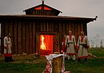 Temple of Svarozhich's Fire, Krasotinka, Kaluga Oblast.