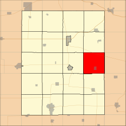 Location in Fayette County