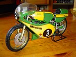 Wereldkampioen in 1979: Minarelli 125cc-racer (schaalmodel)