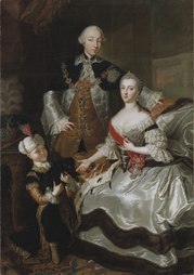 Peter III., Katharina II. und ihr Sohn Paul