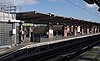 The western end of the high level platforms at West Ham station in 2014