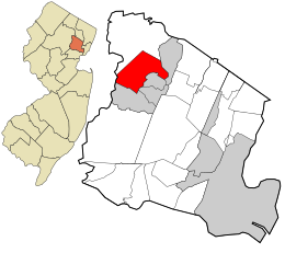 Location in Essex County and the state of New Jersey.