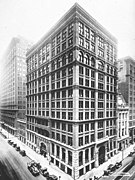 Home Insurance Building, el primer rascacielos de Chicago, Le Baron Jenney, 1885.