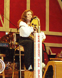 Carter playing at the Grand Ole Opry in Nashville, Tennessee, July 1999
