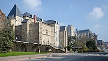 Photographie d'ensemble de l'ancien palais.