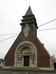 The church in Mesnil-en-Arrouaise
