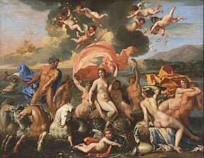 Le Triomphe de Neptune Nicolas Poussin, (1634).