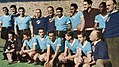 Image 7Players of the Uruguay national football team that won the 1950 World Cup after the victory known as Maracanazo (from History of Uruguay)