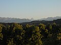 Vue sur les Pyrénées depuis Pau.