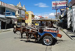 Bendi, tradiční dopravní prostředek v Gorontalu