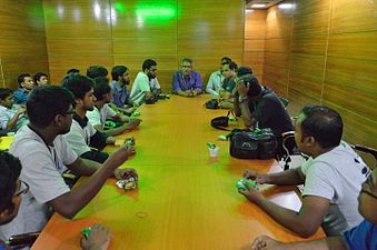 Collaboration Meeting, Bangladesh and Indian Wikimedians.