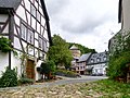 Schlossweg und Blick auf den Rathausplatz