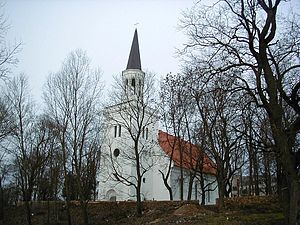 Lutheran church in Iecava.