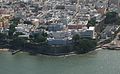 Aerial back view of La Fortaleza