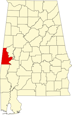 Koartn vo Sumter County innahoib vo Alabama