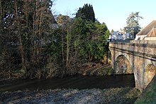 Le pont Saint-Hilaire sur l'Huisne à Nogent-le-Rotrou.