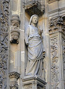 Statue de sainte Geneviève.