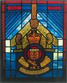 RNZAOC window in Saint Marks Garrison Chapel of Waiouru Military Camp