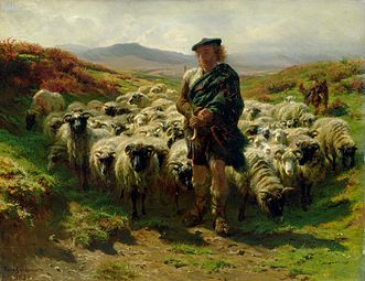 Le Berger des Highlands, 1859 Kunsthalle de Hambourg