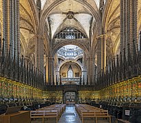 Choir seats at the cathedral