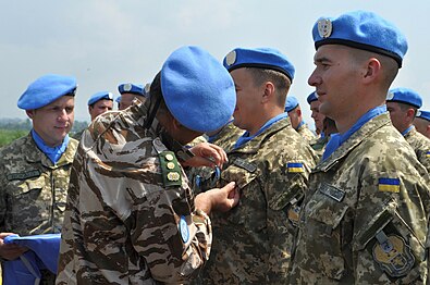 Одликовани припадници Украјинског мировног контигента у Демократској републици Конго