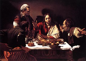 Supper at Emmaus by Caravaggio, 1601