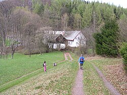 Cesta od hradu k chalupě Václava Havla