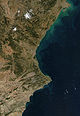 Fotografia per satèl·lit del País Valencià