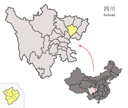 Nanchong – Mappa