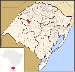 Capão do Cipó – Mappa