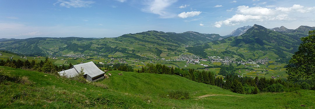 Panorama Neu St. Johann und Nesslau