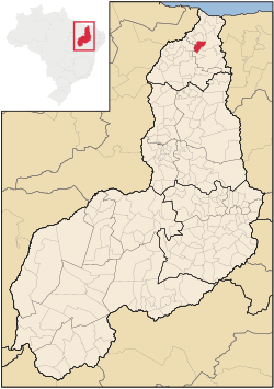 Localização de Caraúbas do Piauí no Piauí