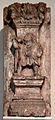 Devotee in Greek dress, on a Buddhist pilaster. Chakhil-i-Ghoundi Stupa.