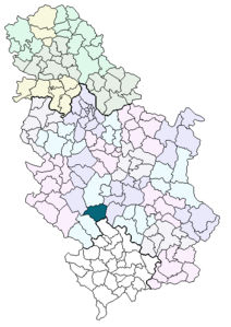Raška – Localizzazione