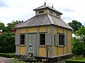 Casa de veraneio do autor sueco Emanuel Swedenborg no museu ao ar livre Skansen em Estocolmo na Suécia.