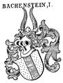 Wappen derer von Bachenstein I in Siebmachers Wappenbuch