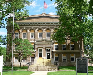 Webster County Courthouse, gelistet im NRHP Nr. 81000379[1]