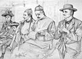 Chinesen in der Berliner Pferdebahn (1889)