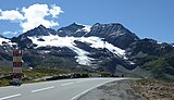 Passübergang; Cambrena­gletscher, Piz Caral, Piz Cambrena, Piz d’Arlas (2010)