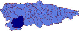 Cangas del Narcea – Mappa