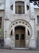 Une porte Art nouveau