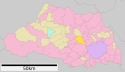 Location of Kawajima in Saitama Prefecture