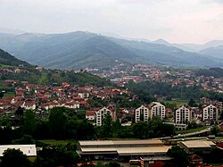 Panoramic view of Brus