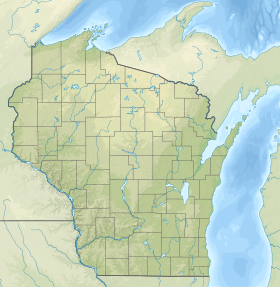 Voir sur la carte topographique du Wisconsin