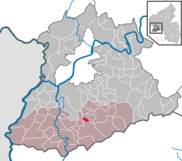 Läget för Baldringen i Trier-Saarburg